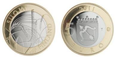 Finland 2011 5e Provincial coin IV: Savo