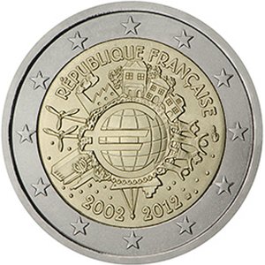 Ranska 2012 2e Euro 10 vuotta rahana