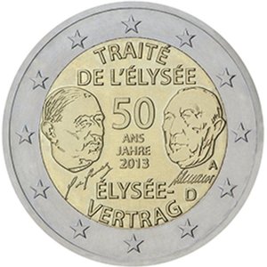 Germany 2013 2e 50 Years of Élysée Treaty J