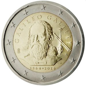 Italia 2014 2e Galileo Galilei syntymästä 450 vuotta