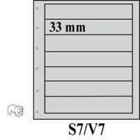 Hagner - Visir lehti 7 taskua 33 mm musta 10 kpl