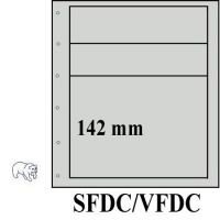 Hagner - Visir FDC lehti 3 taskua 40+60+142 mm musta 10kpl