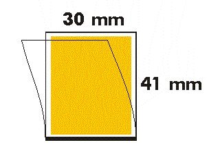 30 x 41 Protective Stamp Mounts, clear