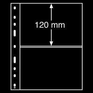 Optima 2S lehdet 2 taskua 120mm musta 10 kpl