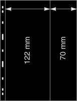 Uniplate Lehdet. 2 pystytaskua 122 mm + 70 mm. 5kpl. Musta