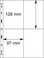 Uniplate Lehdet. 4 taskua 128 mm x 97 mm. 5kpl. Kirkas