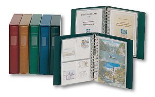 Lindner postikorttikansio 1103K + 20 lehteä + kotelo