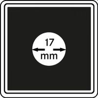 Neliö kolikkokapselit 17 mm CARREE 4 kpl pakkaus