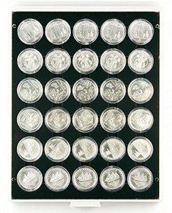 Coin Storage Box 37mm (for coin capsules), black