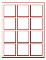 Raha ja mitalilaatikko d-box 66 x 66 mm, pun/harmaa