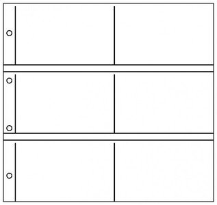 Postikorttilehti XL 2x 6 vaakataskua 165 x 105 mm