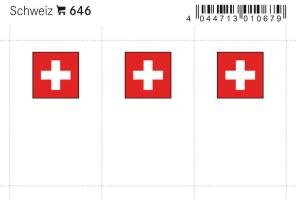 Sveitsi lipputarrat (6 kpl pak)