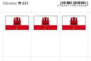 Gibraltar lipputarrat (6 kpl pak)
