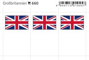 Iso-Britannia lipputarrat (6 kpl pak)