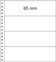 Lindner Setelikansion lehti, 4 taskua 240 x 65 mm (valk)