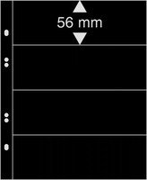 Multi-Collect musta lehti 4 taskua 56 x 189 mm, 10/pakk