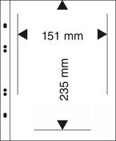 Multi-Collect clear pages 1 pocket (235 x 151 mm), 10/pack