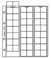 K6 Single page for coin album Karat. Pockets 48x 22x22mm 5 pcs