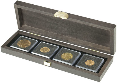 Lindner CARUS puinen rasia 4x 52mm neliö lokeroa