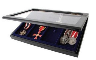 Medal- and Display Case Black