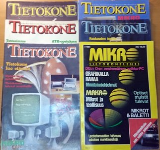 Tietokone- ja Mikro lehdet 1984 ja 1986