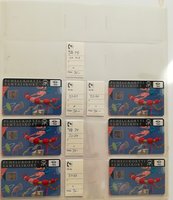Finland phone cards Tele Outer sSpace Fan lot 7634
