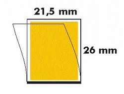 21.5 x 26 Protective Stamp Mounts, clear