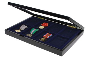 Medal- and Display Case Black