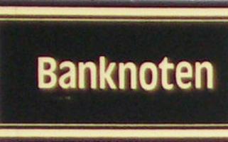 Banknoten Safe Gold Signetten tarra