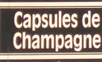 Capsules de Champagne Safe Gold Signetten tarra