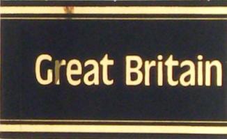 Great Britain Safe Gold Signetten label