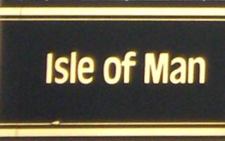 Isle of Man Safe Gold Signetten label