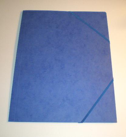 Cardboard File A4, blue